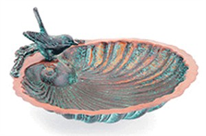 Achla Scallop Shell Birdbath Achla Scallop Shell Birdbath