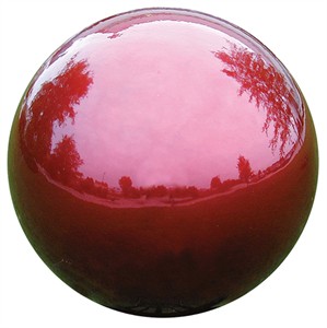 8" Mirror Ball Red 8" Mirror Ball Red