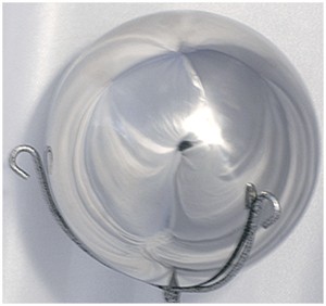 Stainless Steel 8" Mirror Ball Silver Stainless Steel 8" Mirror Ball Silver