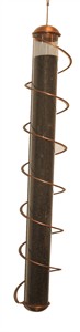 Bird Quest 36" Copper Spiral Thistle Feeder Bird Quest 36" Copper Spiral Thistle Feeder