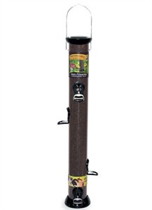 Droll Yankees Onyx Clever Clean 24" Nyjer Feeder with Microban