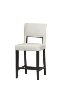 Linon Vega Counter Stool 14053WHT-01-KD-U Linon Vega Counter Stool 14053WHT-01-KD-U
