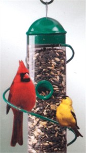 Bird Quest 17" Green Spiral Seed Feeder