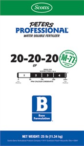 Scotts Peters Professional 20-20-20 General Purpose Fertilizer