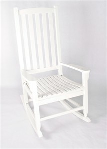 Porch Rocker in white Porch Rocker in white