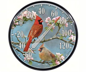 Chaney Cardinals Thermometer