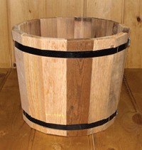 Small Cedar Barrel