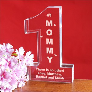 Number One Mom Personalized Keepsake
