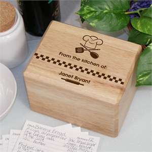 Personalized From The Kitchen Of Recipe Box Personalized From The Kitchen Of Recipe Box
