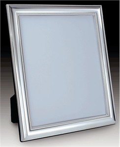 Large 8 x 10 Sterling Silver Picture Frame