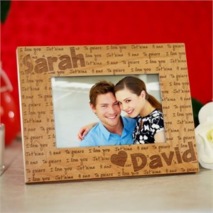 Personalized I Love You Picture Frame Personalized I Love You Picture Frame