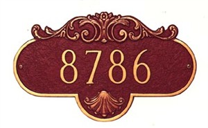 Whitehall 2019 Rochelle Home Address Plaque Whitehall 2019 Rochelle Home Address Plaque