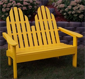 Adirondack Two Seater Hardwood Bench