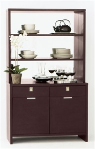 Buffet with Mirror Back China Hutch