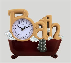 Bath Clock Novelty Wall Clock 