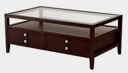 Coffee Table with Beveled Glass Top Coffee Table with Beveled Glass Top
