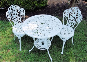 JJ International F1018/F3009 Three Piece Bistro Set