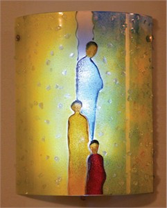 It's Exciting Lighting AMBC2002 Glass Sconce 