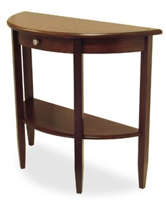Winsome 94039 Half Moon Console Table