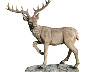 Black Forest Garden Deer Sculpture Black Forest Garden Deer Sculpture