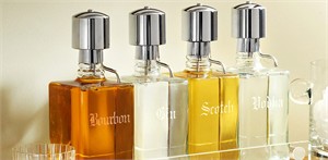 Liquor Decanter and Dispenser Pump Set