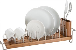 drainFOREST Bamboo Dish Rack