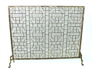 DLIP DLFS113MSHLBG Geometric Fireplace Screen