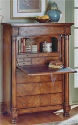 Drop Lid Secretary Desk