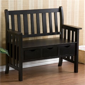 Holly & Martin 09-194-011-5-01 Pecos Country Bench Black