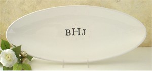Monogrammed Serving  Platter