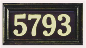 Whitehall 5695 Illuminator Address Marker 13.38" x 7"
