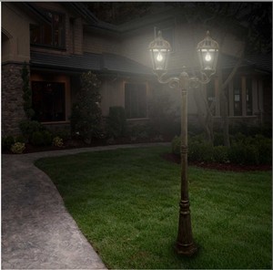 Gama Sonic GS-98D Royal Solar Lamp Double  Light