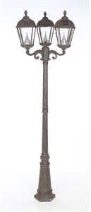 Gama Sonic GS-98T Royal Solar Lamp Post Triple Light