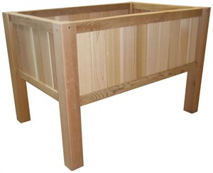 Raised Rectangular Container Garden