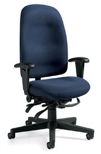 Global 3217 Granada high back office chair