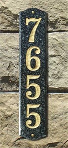 Qualarc WEX-4719 Wexford Vertical Address Sign