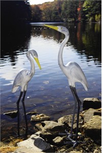 Great Egret Garden Statue 