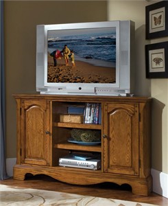 Homestyles 5538-07 Country Casual Corner TV Cabinet