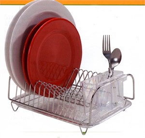 Stainless Steel Compact Dish Rack Set Stainless Steel Compact Dish Rack Set