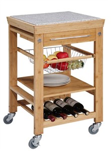 Bamboo Kitchen Cart