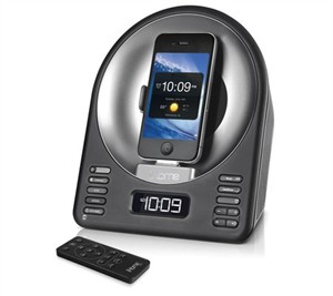 iHome iA63 Clock Radio with Motorized Rotating Dock for iPhone and iPod