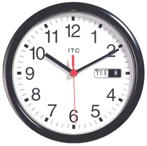 Infinity 90/DD08 8.5" Day Date Office Clock 