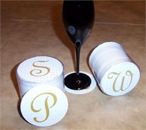 Monogrammed Coasters Monogrammed Coasters