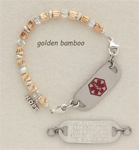 Gold Filled Medical Bracelet for Women