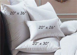 Bernina  20x36 Hungarian Feather and Goose Down Pillow 