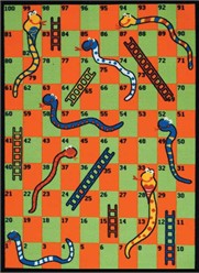 Snakes & Ladders Learning Carpet