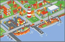 Learning Carpets - City By The Bay Learning Carpets - City By The Bay