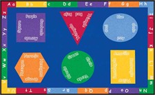 Learning Rug - Bilingual Rectangle Small