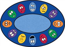 Kids Rug - Expressions Oval Large Kids Rug - Expressions Oval Large