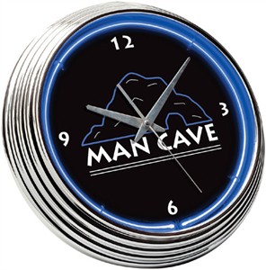 Man Cave Neon Clock